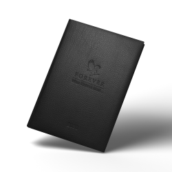 Határidőnapló 2026 – Fekete műbőr